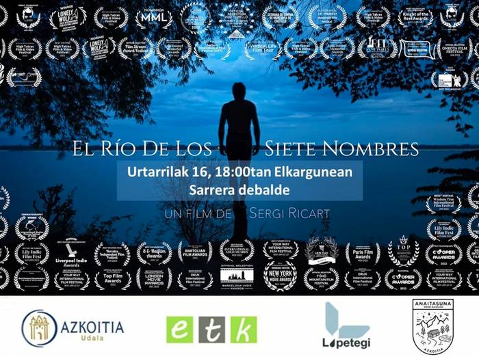 Dokumentala eta hitzaldia: 'El río de los siete nombres'