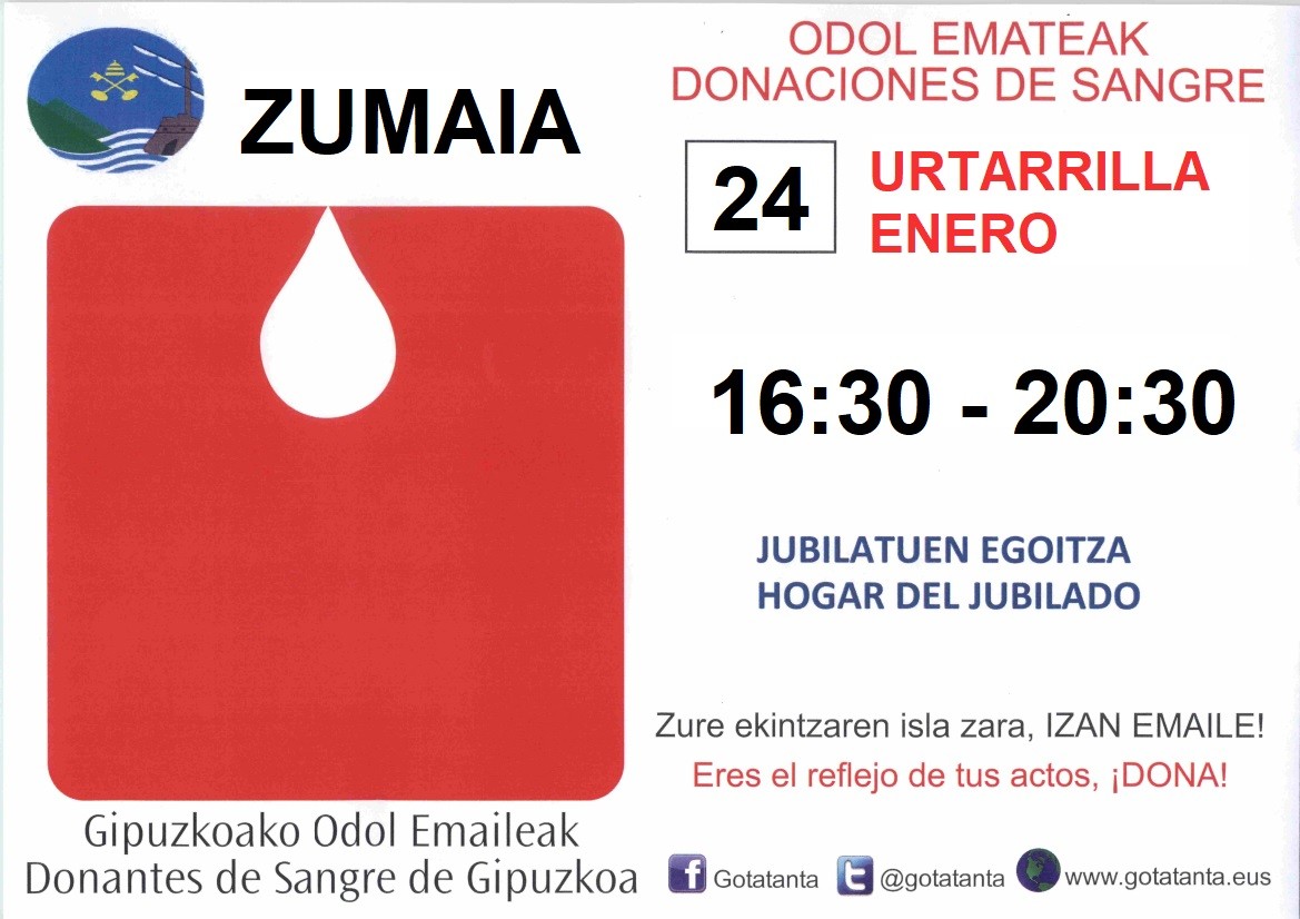 2018 urteko lehen odol emateak