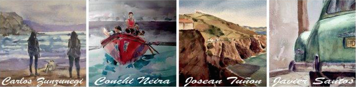 Amarakuarela taldearen erakusketa zabalduko da gaur Oxforden