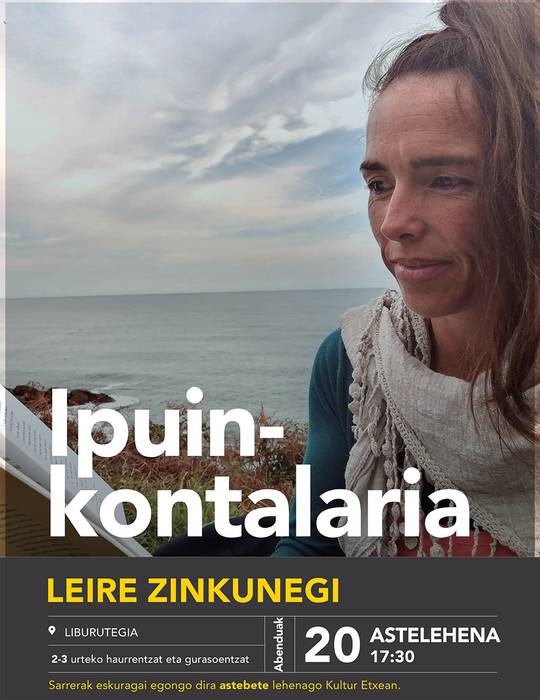 Leire Zinkunegi ipuin kontalariaren saioa