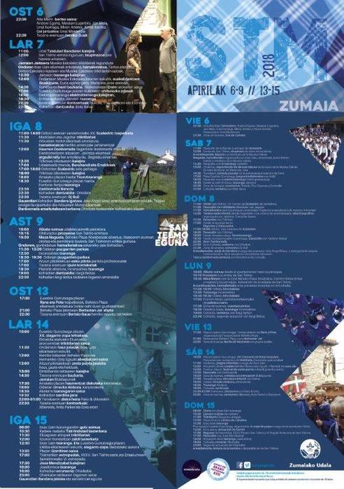 Badatoz santelmoak 2018! Hemen egitaraua