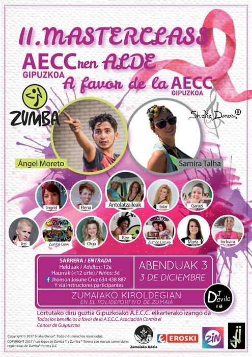 AECCren aldeko zumba masterclassa