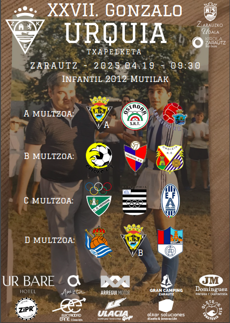 Txapelketa: Gonzalo Urkia futbol txapelketa