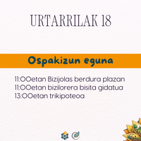 Eguna: Bizilore eskolaren 10. urteurreneko ospakizuna