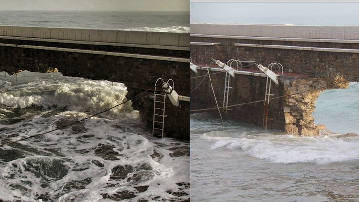 Moilako hormako zuloa handitzen ari da