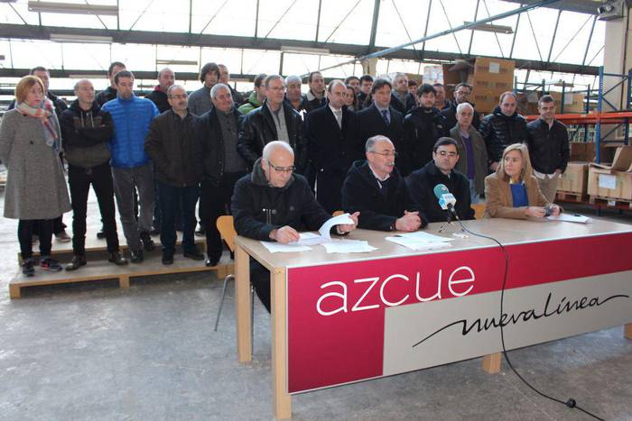 Bost aste barru Azkue SLren ekoizpena kalean izatea espero dute