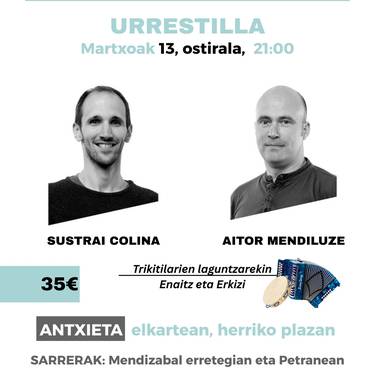 Bertso afaria Urrestillan