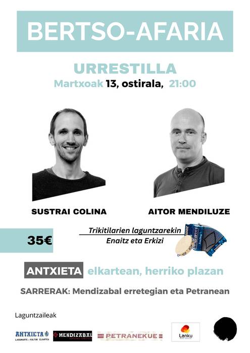 Bertso afaria Urrestillan