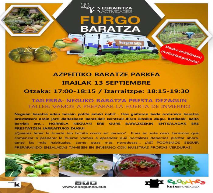 Neguko baratzea prestatzeko tailerrak izango dira bihar Azpeitian