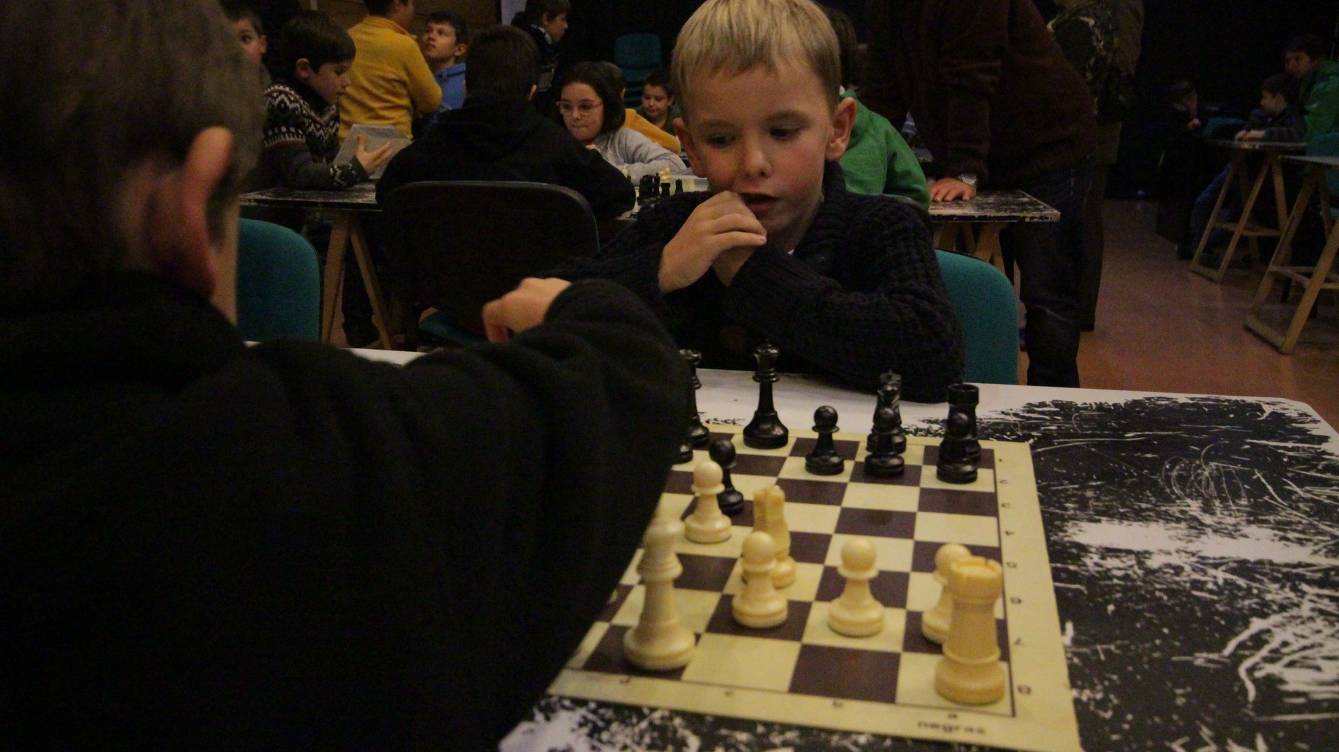 Xake mate egin zuten Goya, Martin eta Gomezek