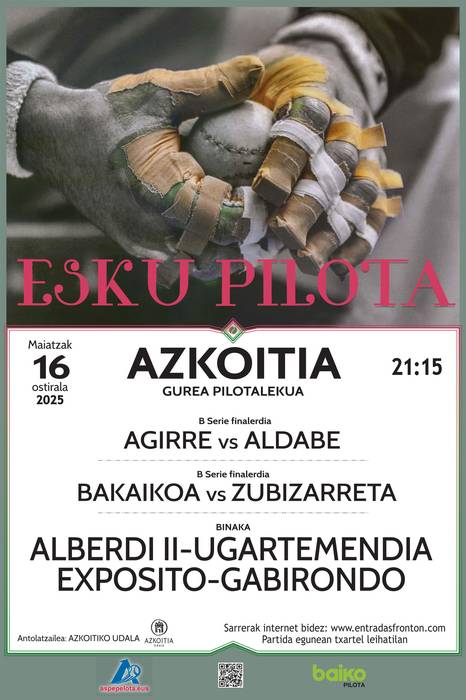 Pilota jaialdia: B Serieko buruz buruzko txapelketaren finalerdiak