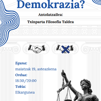 Txinparta taldearen saioa: 'Demokrazia?'