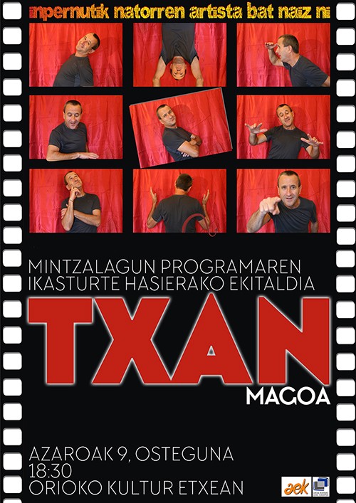 Aurtengo Mintzalagun programari hasiera emateko ekitaldia izango da Orion, Txan magoarekin