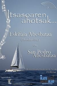 Hondarribiko Eskifaia Abesbatza, larunbatean, Komentuan