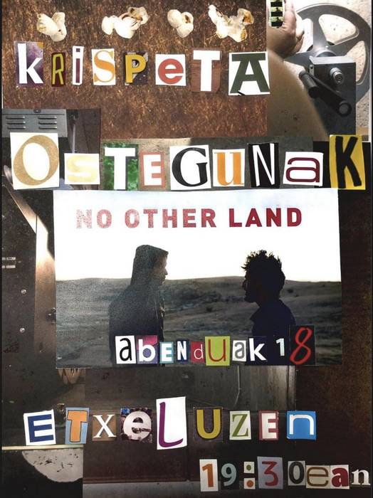 Krispeta Ostegunak: 'No Other Land' filmaren proiekzioa