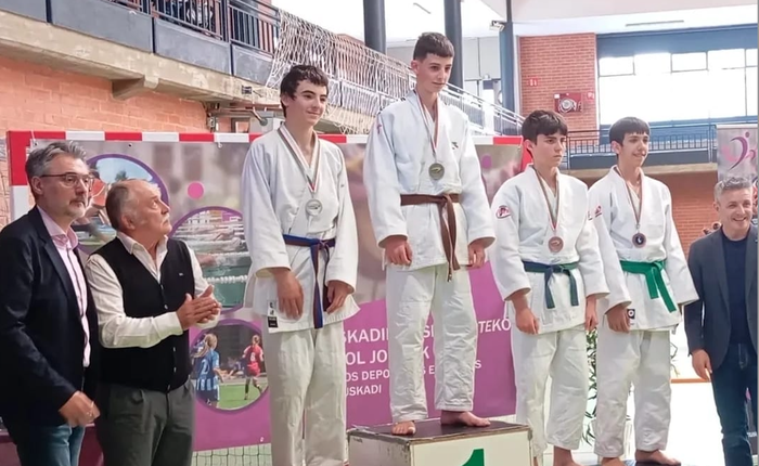 Marco Iriso da judoko Euskadiko txapeldun 60 kiloz azpiko infantil mutiletan