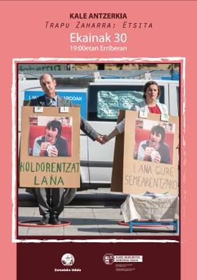 ‘Etsita’ kale antzerkia izango da larunbatean Erribera kalean