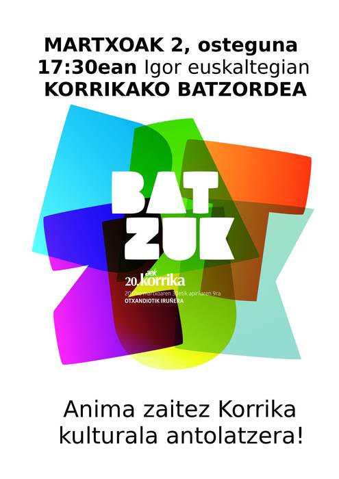 Korrika antolatzeko bilera