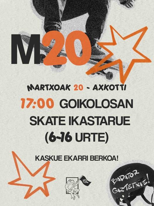 Ikastaroa: AGAren skate ikastaroa