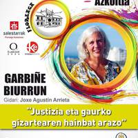 XXVIII. Euskal Kultur Jardunaldiak: Garbiñe Biurrunekin solasaldia