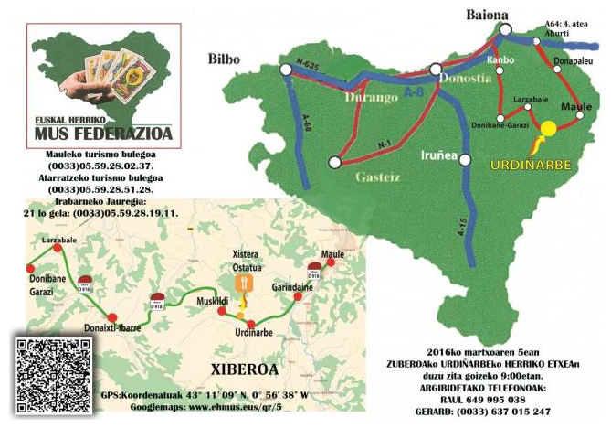 Zumaiako bi bikote sailkatu dira Euskal Herriko Mus Txapelketako azken jardunaldira