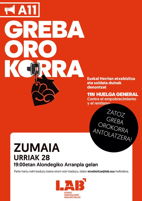 Greba orokorra antolatzeko asanblada