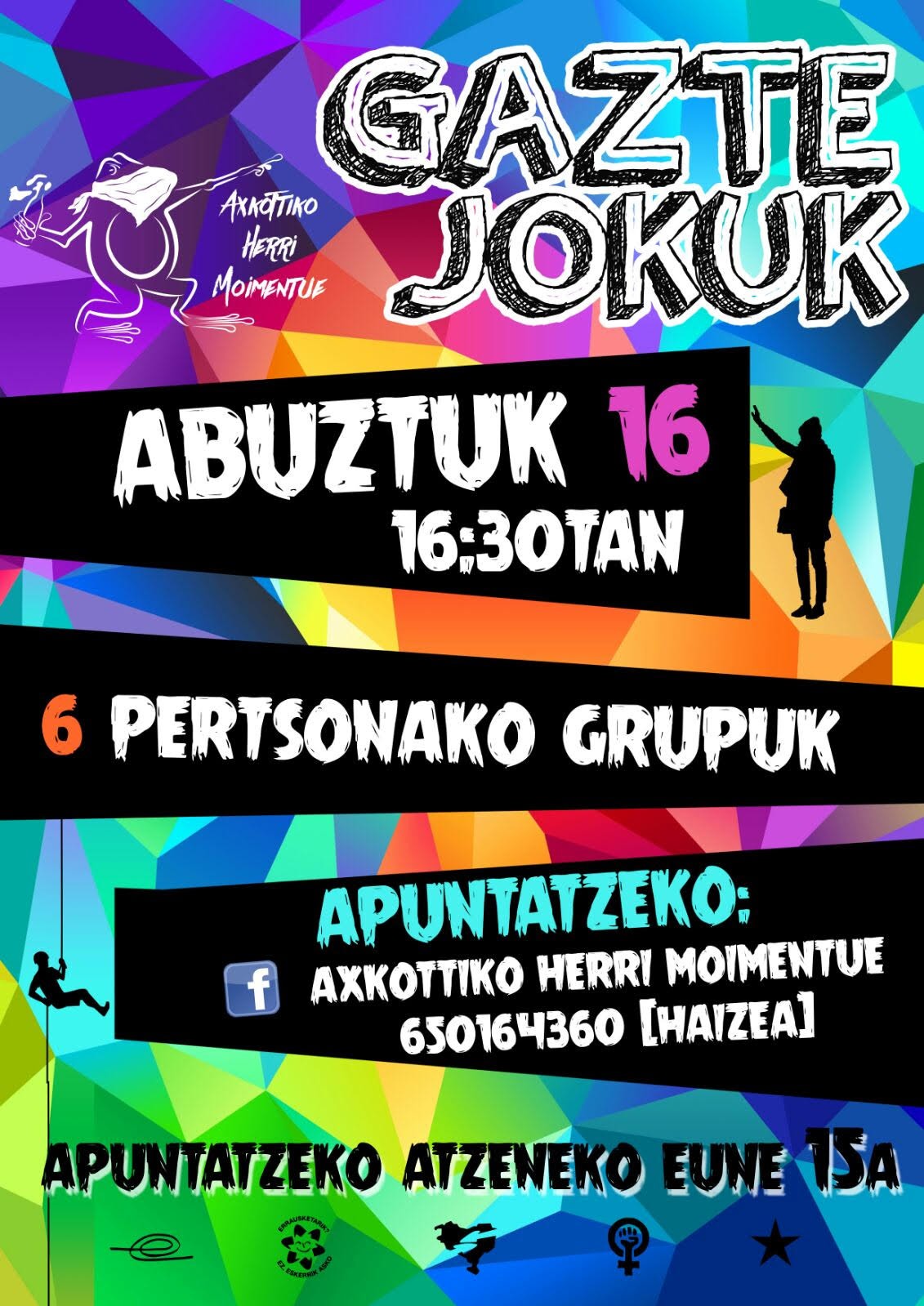 Gazte jokuk, abuztuaren 16an txosnagunean