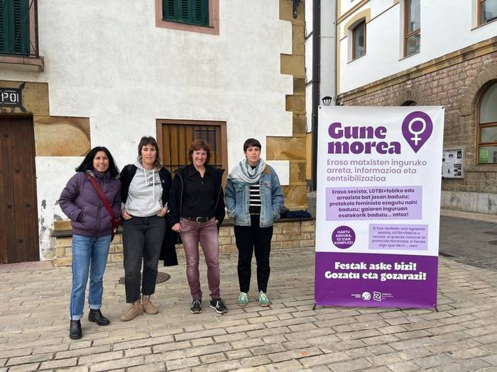 Gune Morea egongo da santelmo hauetan ere, eraso matxistarik gabeko festak sustatzeko