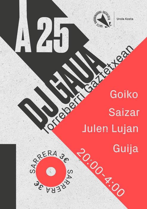 DJ gaua Eguberri egunean