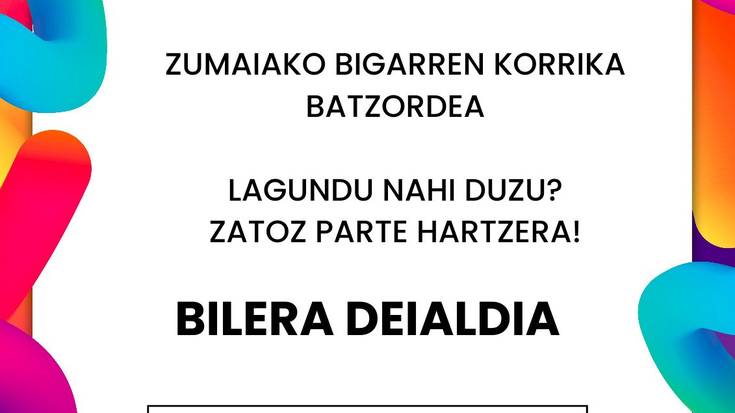 Korrika batzordearen bilera irekia