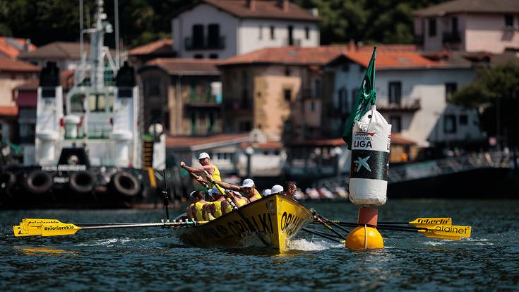 Orio bigarren sailkatu da Ondarroako estropadan