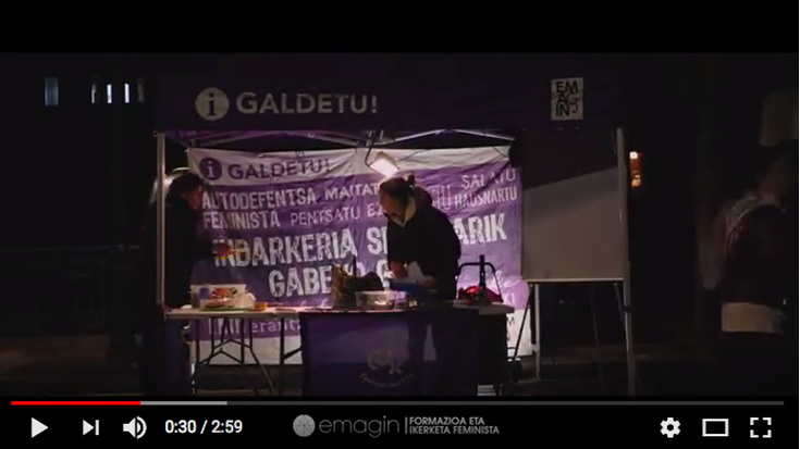 Indarkeria sexistarik gabeko gunea jarriko dute larunbat gauean