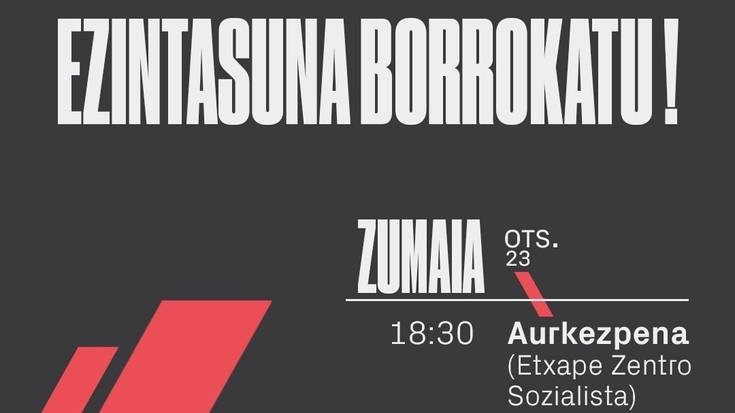 'Emantzipatzeko ezintasuna borrokatu!' ekimenaren aurkezpena