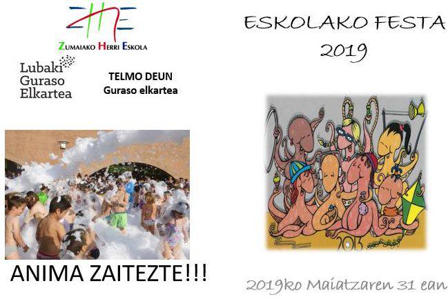 ESKOLAKO FESTA 2019