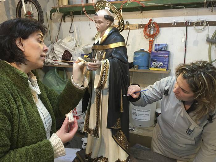 San Telmoren irudia zaharberritu dute