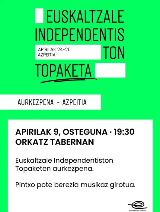 Aurkezpena: Euskaltzale Independentisten Topaketa