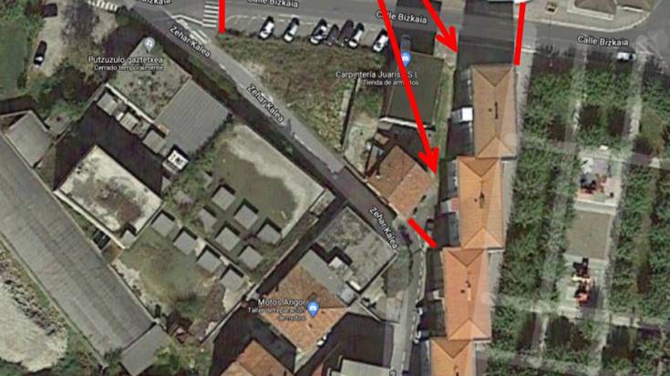 Bizkaia kalea eta horren eta Zehar Kalearen arteko bidea itxiko dituzte astelehenean