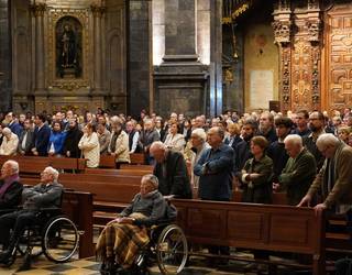 Azken agurra eman diote Jose Maria Guiberti, Loiolan