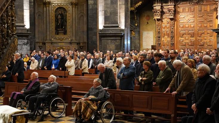 Azken agurra eman diote Jose Maria Guiberti, Loiolan