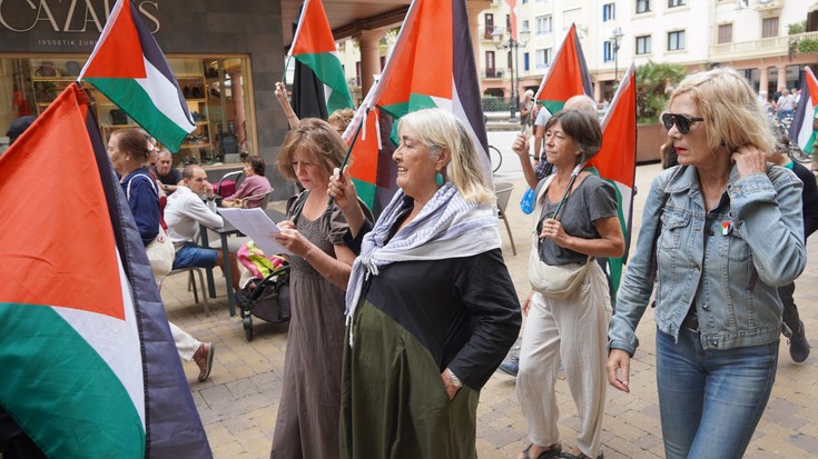 Palestinako genozidioaren kontrako mobilizazioa deitu dute bihar arratsalderako