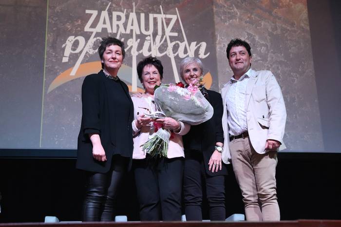 Begoña Astiazarani eman diote 'Zarautz Parrilan 2019' saria