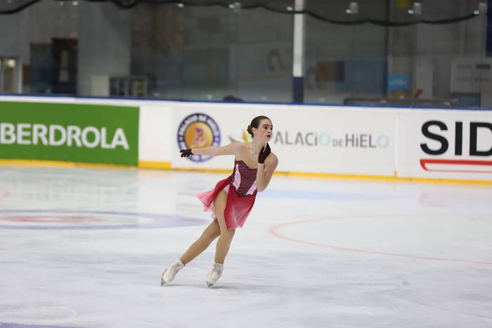 Nahia Olaizola bigarren patinaje artistikoko Espainiako Txapelketan