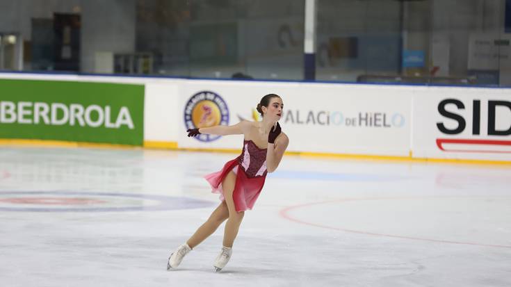 Nahia Olaizola bigarren patinaje artistikoko Espainiako Txapelketan