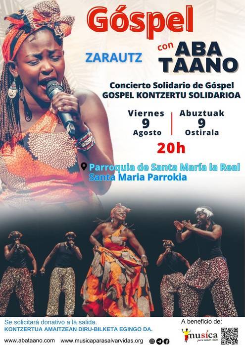 Gospel kontzertu solidarioa: Aba Taano