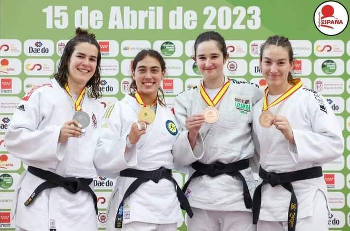 Hirugarren postua lortu du Naiara Villasantek Judoko Espainiako Junior Txapelketan