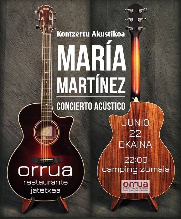 Maria Martinezen kontzertu akustikoa