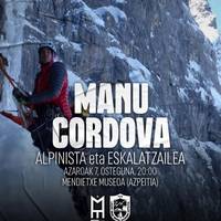 Manu Cordova alpinistaren hitzaldia