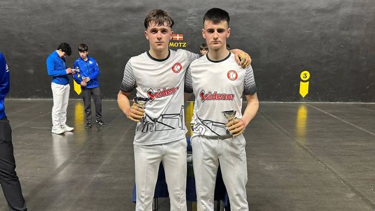 Julen Etxaniz eta Jon Arregi txapeldunorde, Gipuzkoako Udaberri Txapelketan