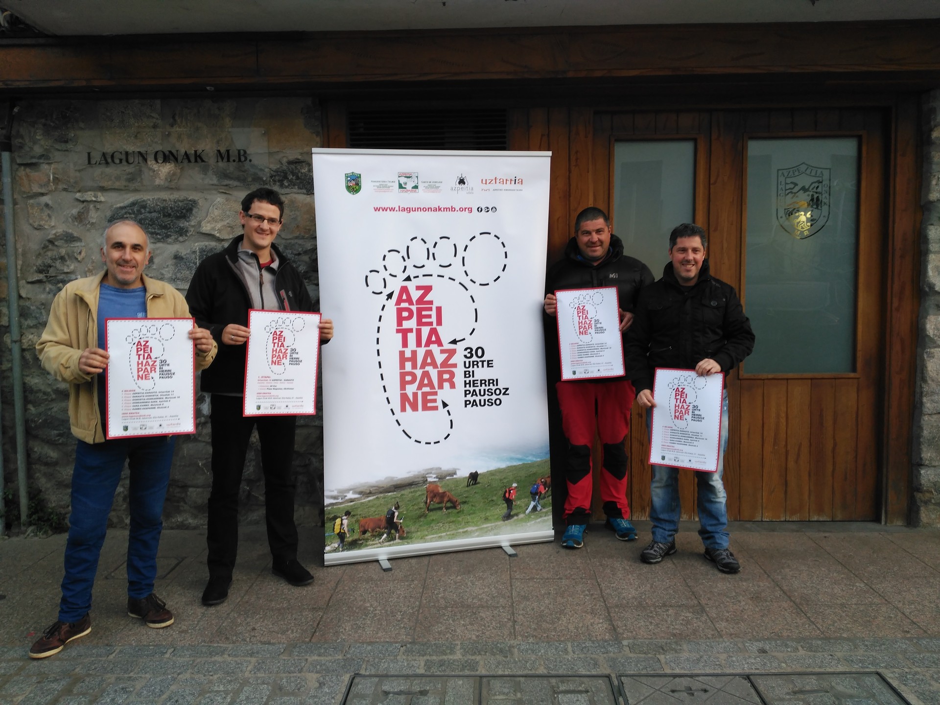'Azpeitia-Hazparne. 30 urte, bi herri pausoz pauso' egitasmoaren irudiaren aurkezpena