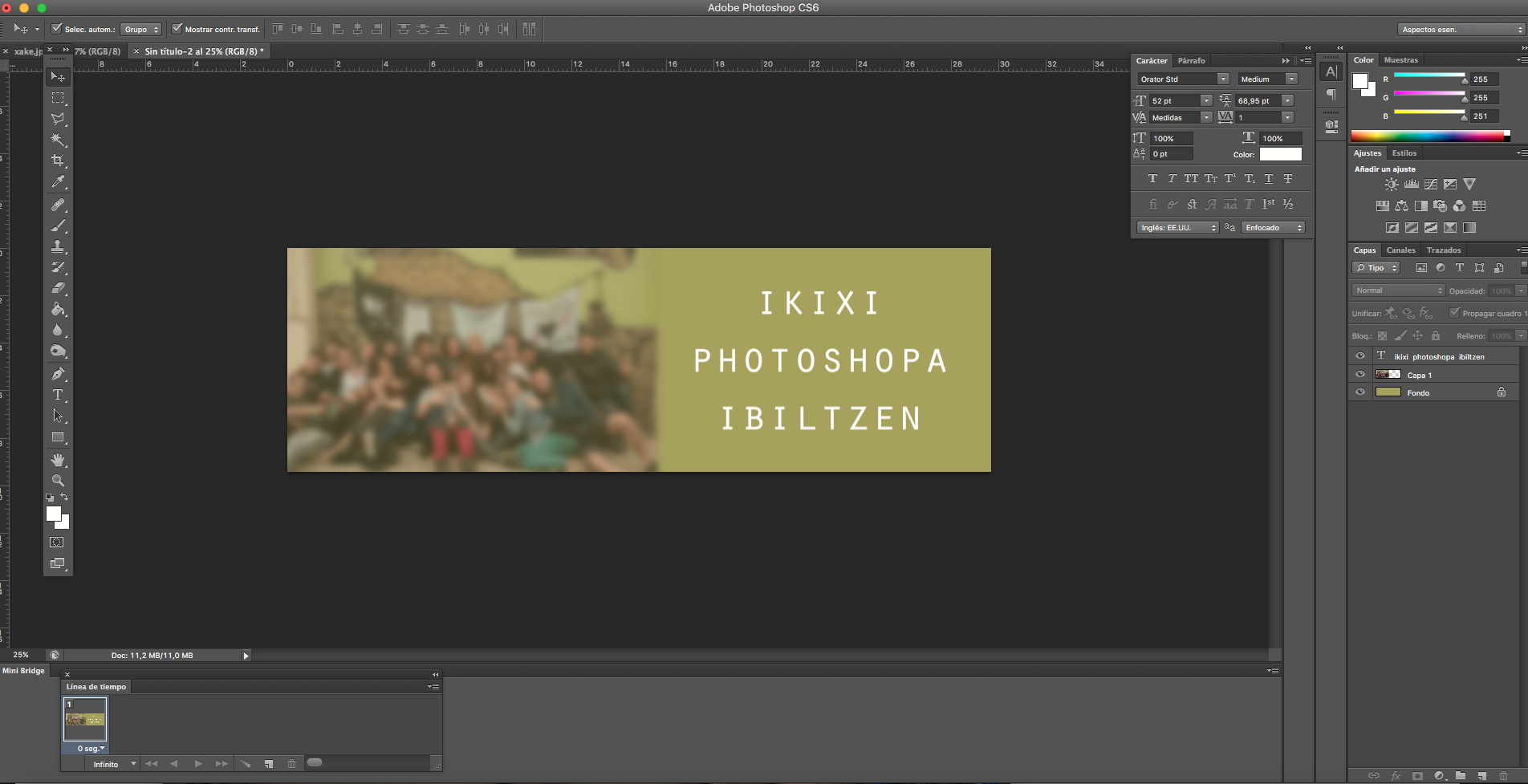 Photoshop tailerra izango da ostegunean Gaztetxean